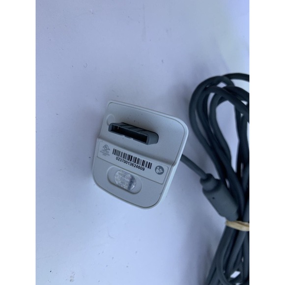 Microsoft Xbox 360 Game Controller USB Charging Cable Charger Cord OEM White - Picture 2 of 5